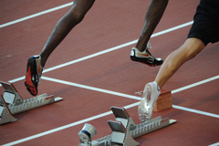 陸上 男子400m 予選(T12）