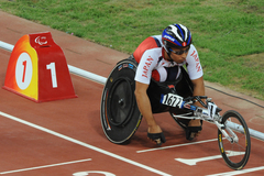 陸上 男子400m 決勝（T53） 廣道純