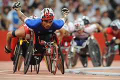 陸上 男子500m 決勝（T54）