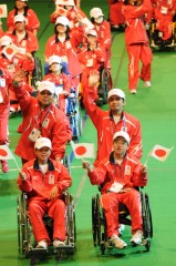 入場する日本選手団 （PID: 002215）