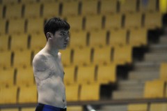 男子100m自由形 Daliyev Siyazbek（カザフスタン S6） 2分6秒95 スタートを静かに待ち先を見つめる