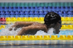 男子100mバタフライ 宮本翔平選手（S9） 1分14秒59