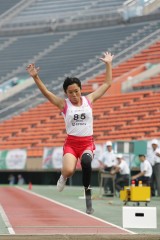 走り幅跳び(F44）高桑早生選手 3m99（-1.0）決勝2人中1位 （PID: 002501）