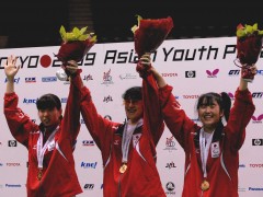 日本のガールズパワー!3連勝で金メダル （女子 最終日) （PID: 002744）