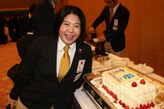 大日方邦子選手 （写真・阿部謙一郎)