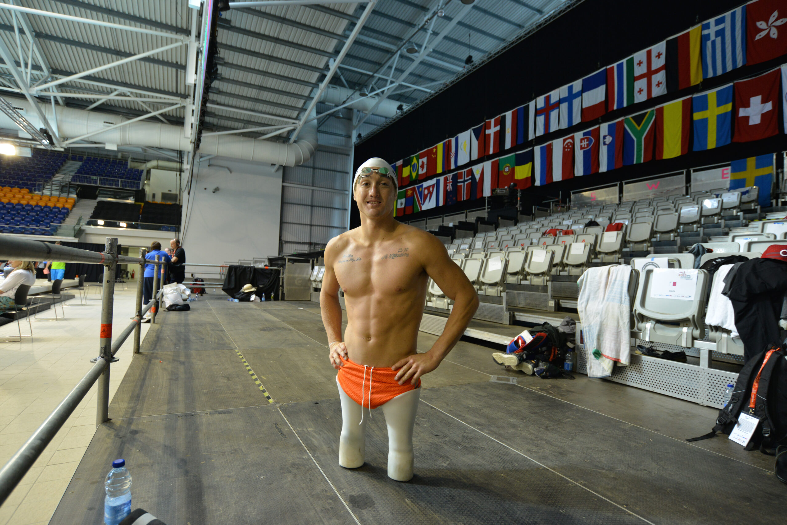 アメリカの鉄人 ルディ ガルシア トルソン 水泳 陸上 トライアスロン ３種目でタイトルを目指す Paraphoto