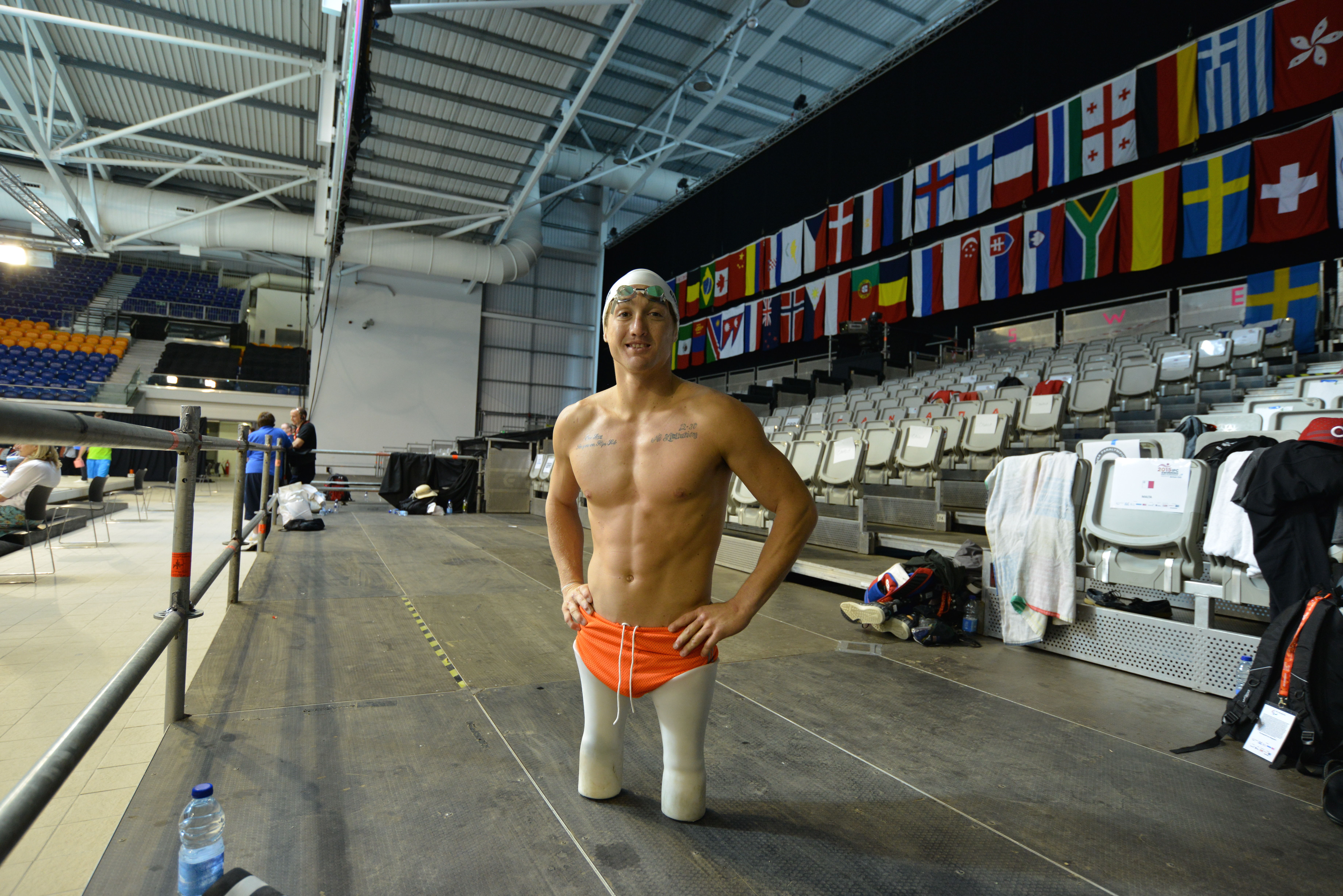 Paraphoto アメリカの鉄人 ルディ ガルシア トルソン 水泳 陸上 トライアスロン ３種目でタイトルを目指す