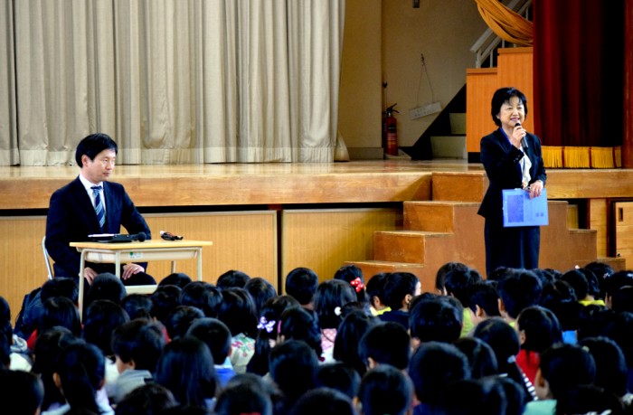 障害・パラリンピック・将来へ夢をかなえるために。河合純一が横浜の北山田小学校を訪問