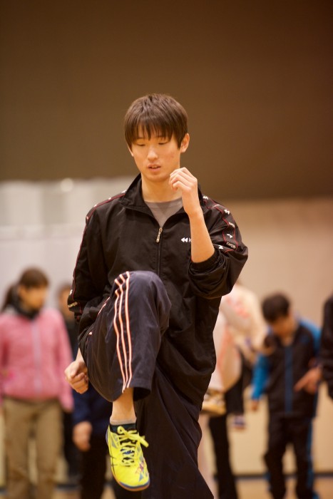 ゴールボールで２０２０東京パラリンピックをめざすという高校３年生の渋谷唯人さん
