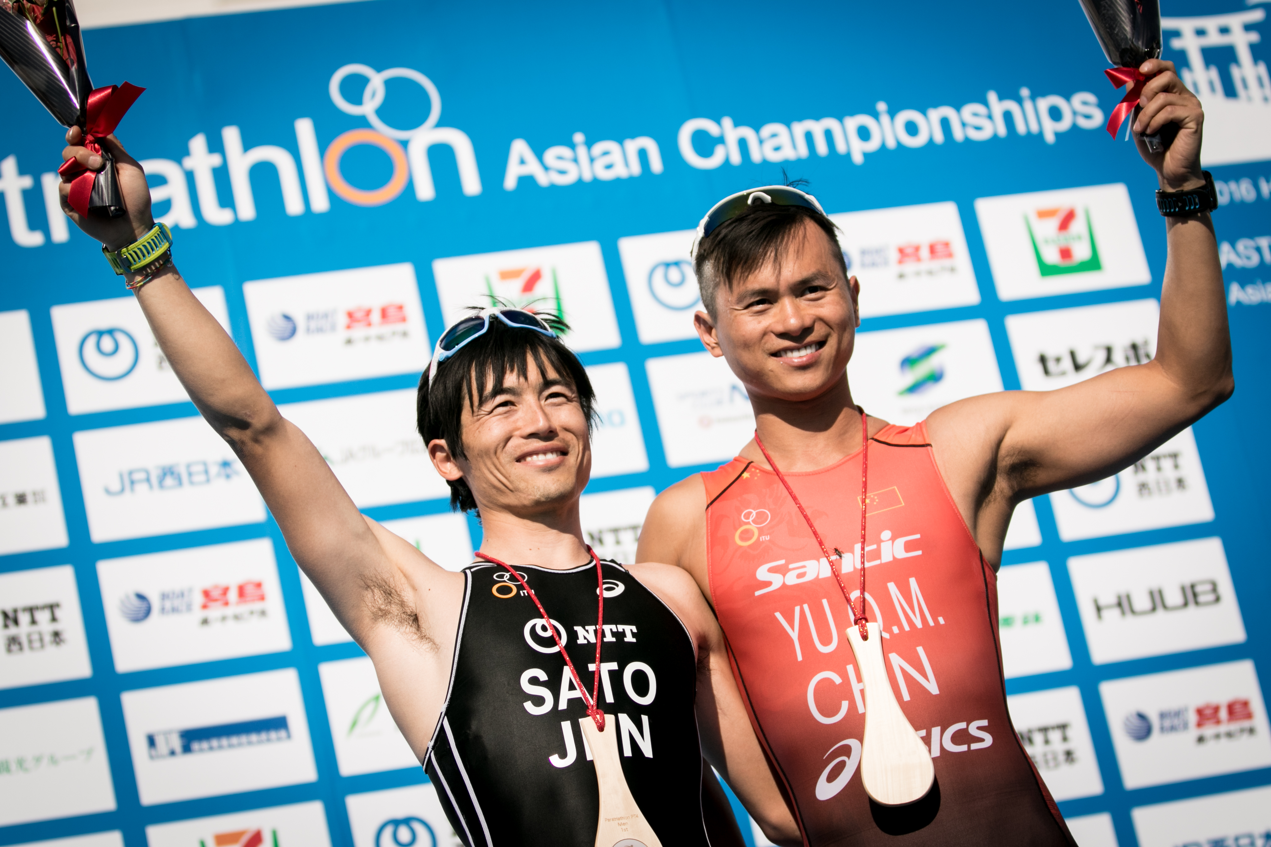 パラトライアスロン・アジア大会、佐藤圭一が優勝！〜ASTC廿日市2016〜