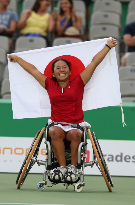 車いすテニス：上地がシングルスで銅！パラリンピックで初メダル