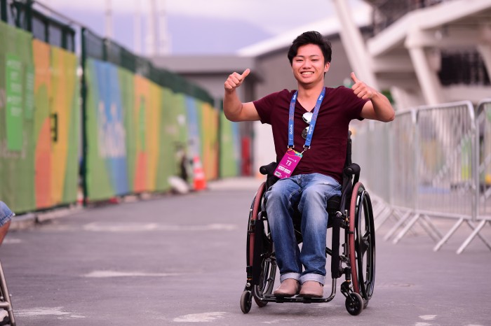 パラキャンメンバー・柴田凌さん　写真・山下元気