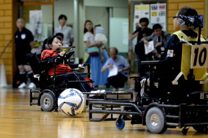 ２０１５第１９回電動車椅子サッカー関東大会で