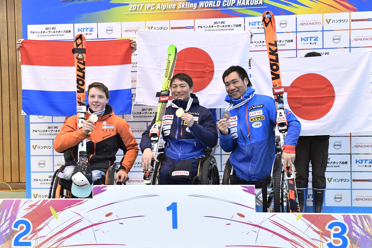 平昌への準備着々。IPCアルペンスキー、スーパー大回転で森井、村岡が優勝 Paraphoto
