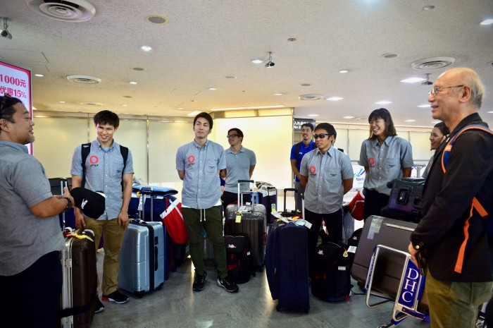 ９月２６日６時２０分過ぎに帰国した選手たち、成田空港で