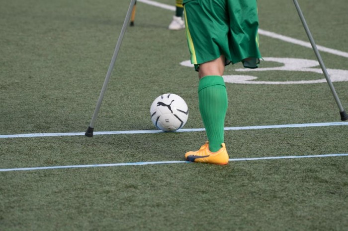 初めて撮る、アンプティサッカー