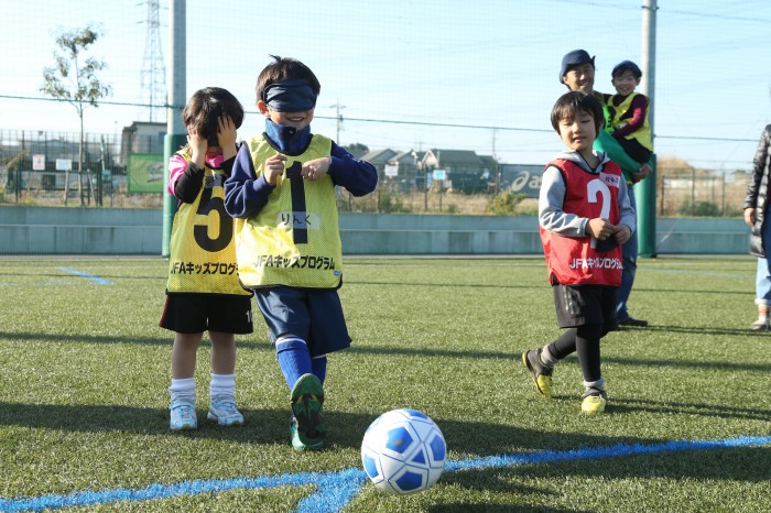 ブラインドサッカー体験