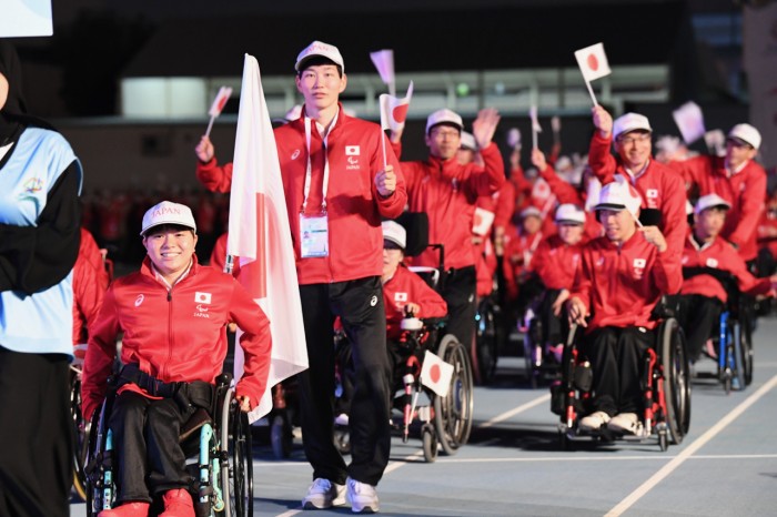 12月10日ドバイ２０１７年アジアユースパラ競技大会開幕　（写真・山下元気）