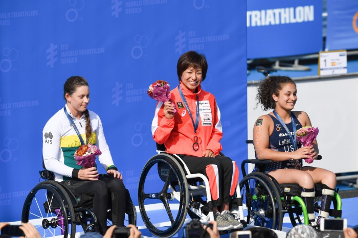 横浜大会２連覇。「天気が良くて気持ちよかった」と振り返った。　写真・矢野信夫