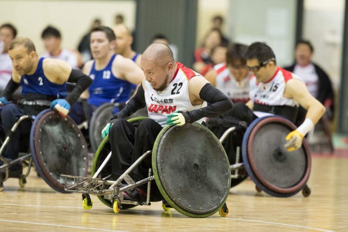 決勝戦で、トライを決めた乗松聖矢　（写真・水口之孝）