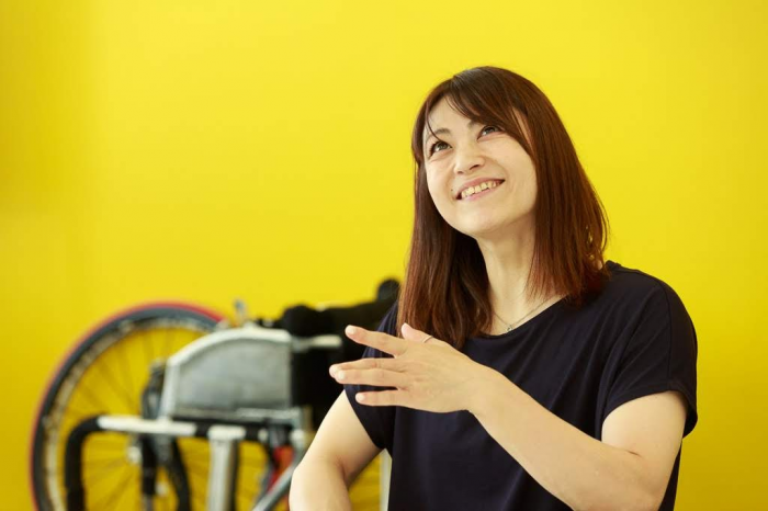 車いすバスケットボール・女子日本代表の土田真由子（シグマクシス/4.0）（写真・内田和稔）