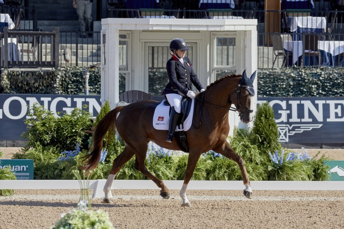 FEI World Equestrian Games™ Tryon USA Natasha Baker on Mount St John Diva Dannebrog （Photo FEI/Liz Gregg）