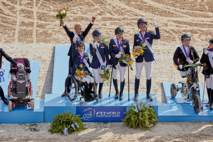 FEI World Equestrian Games™ Tryon USA Team Championship Netherlands （Photo FEI/Liz Gregg）