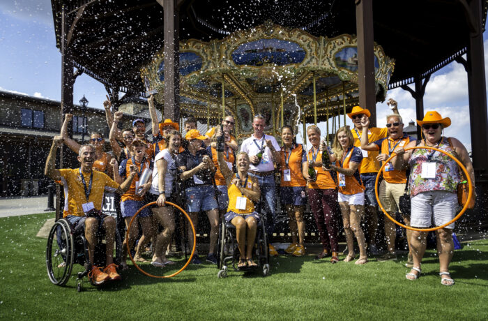 Para- Dressage Team Netherlands （Photo FEI/Arnd Bronkhorst）