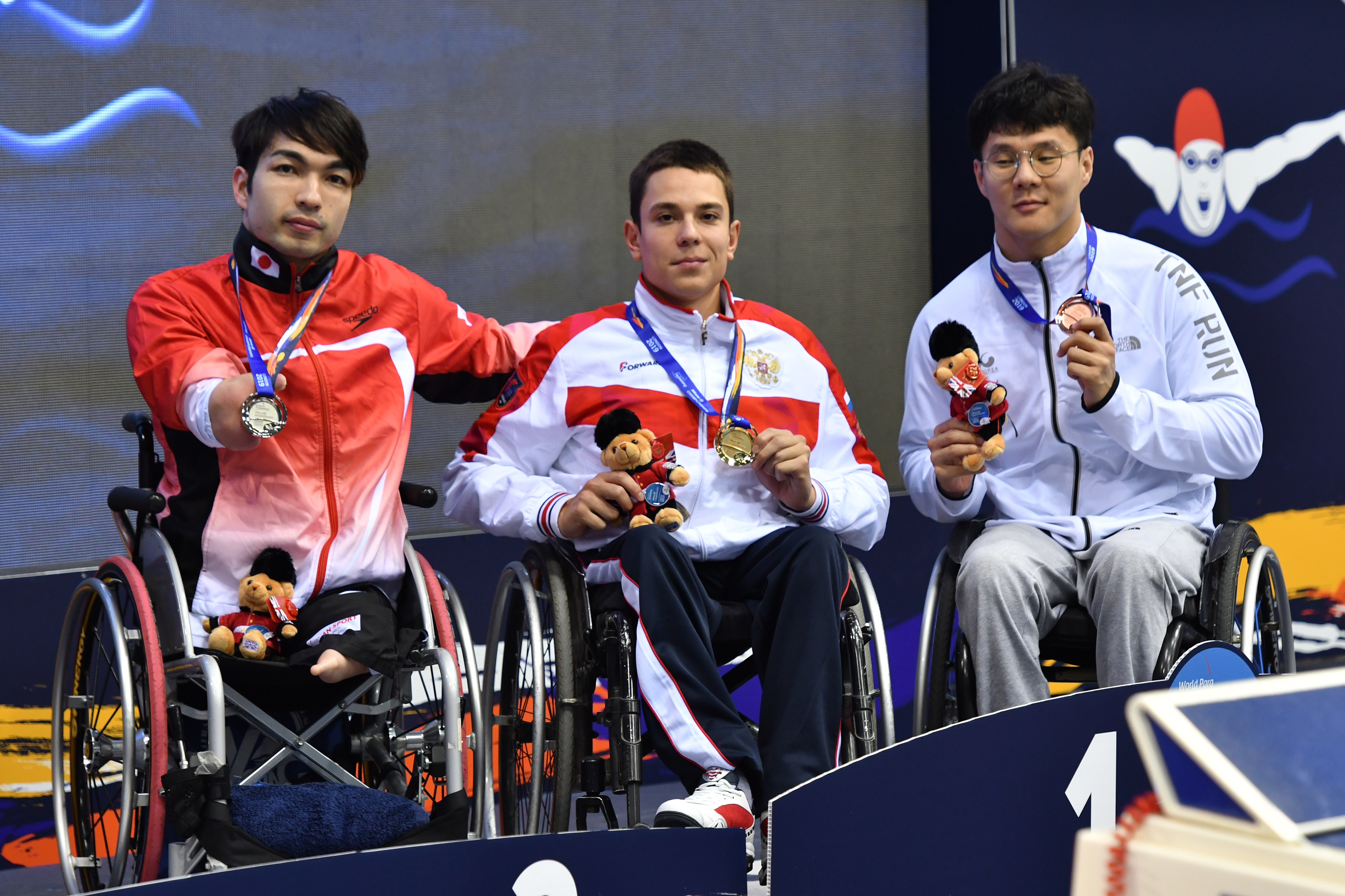 SUZUKI Takayuki (JPN) Men's 100m Freestyle S4 Silver Medal London 2019 World Para Swimming