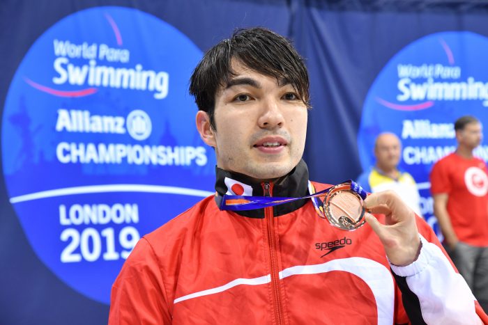 SUZUKI Takayuki (JPN) Men's 150m Individual Medley SM4 / Bronze Medal / London 2019 World Para Swimming