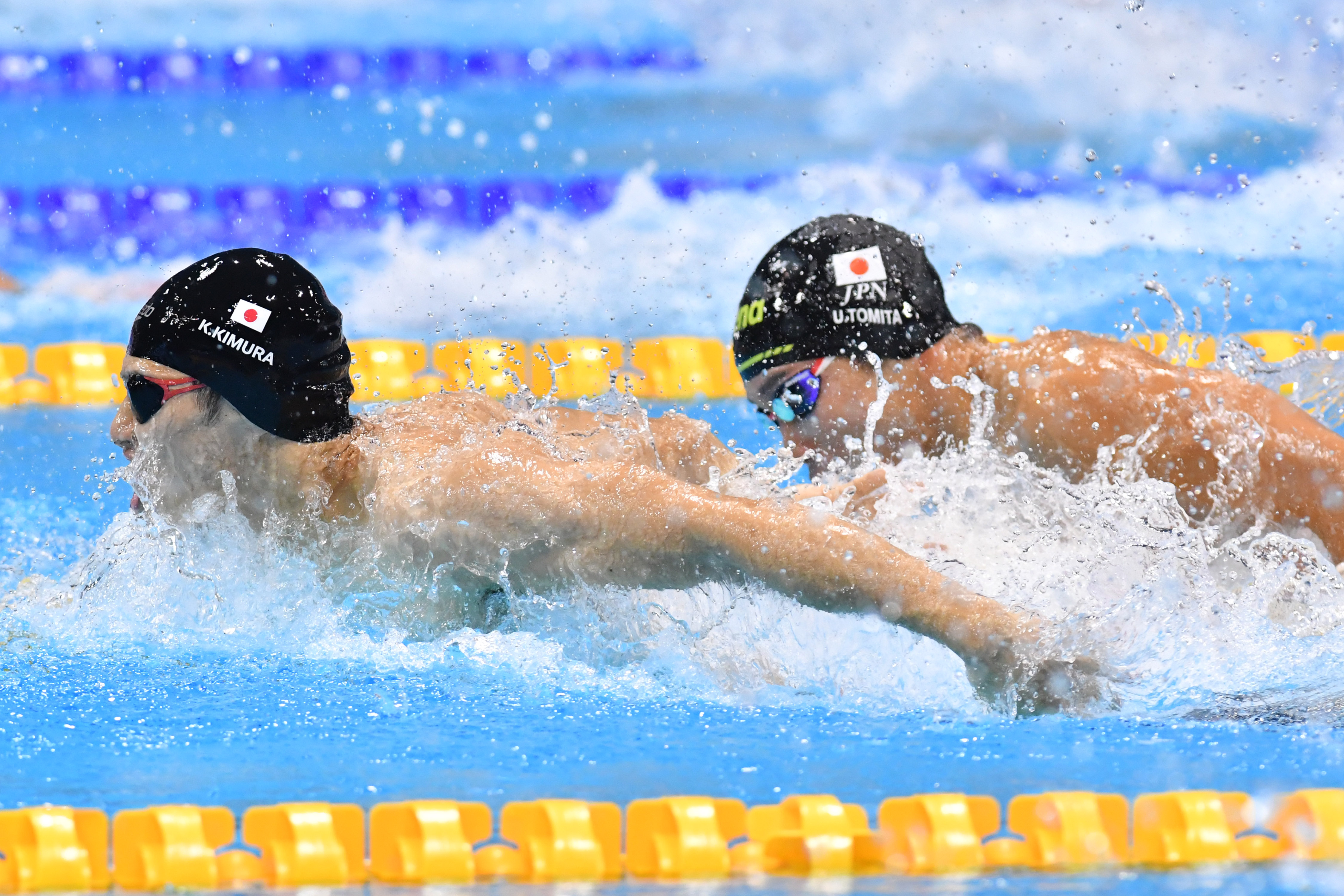 KIMURA Keiichi & TOMITA Uchu (JPN) Men's 100m Butterfly S11 / Final Gold Medal & Silver Medal