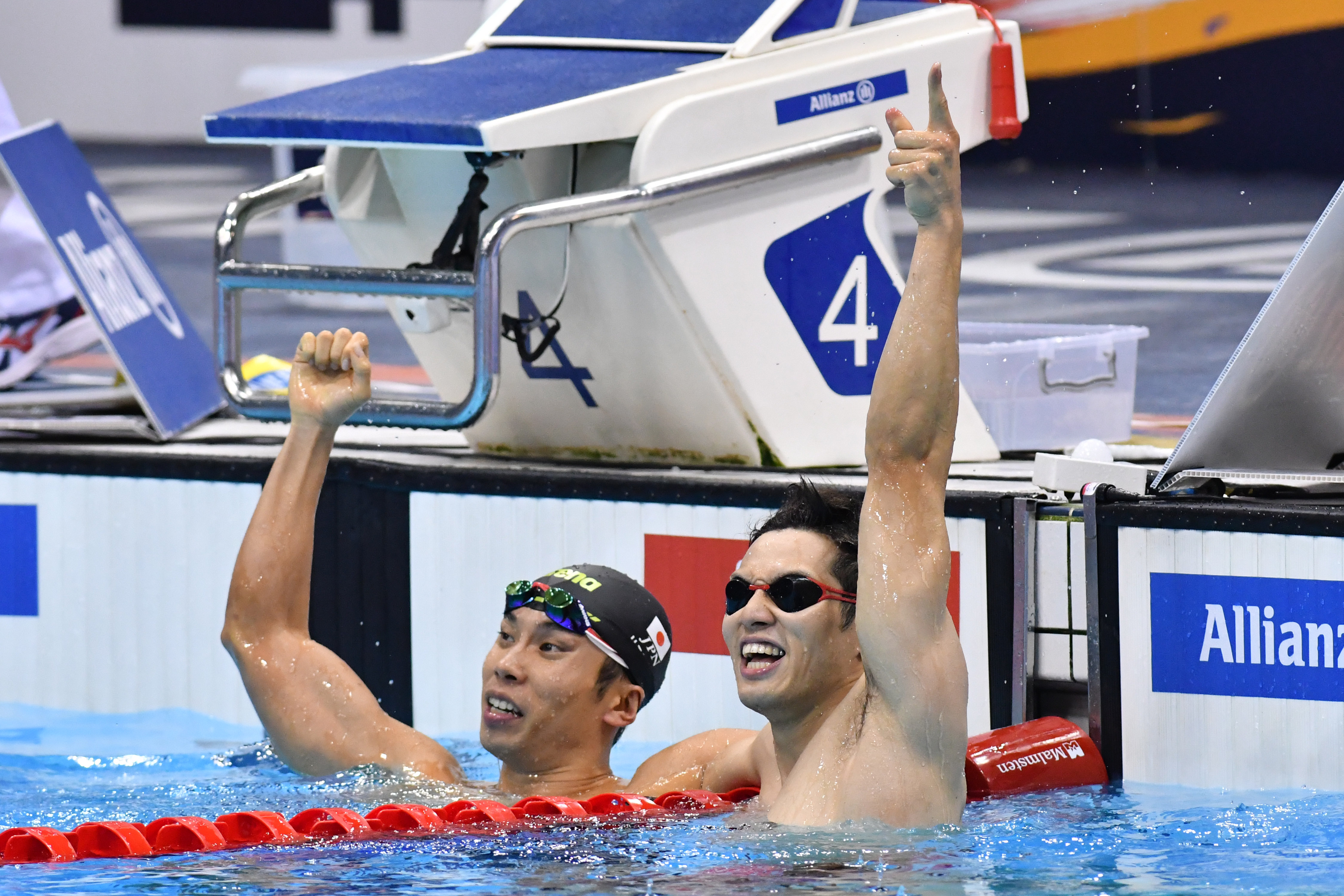 KIMURA Keiichi & TOMITA Uchu (JPN) Men's 100m Butterfly S11 / Final Gold Medal & Silver Medal