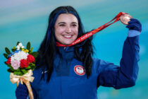 7日のスノーボードクロスでは銅メダル。2大会連続で2つのメダルを獲得した　写真提供・OIS