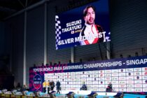 鈴木孝幸（GOLDWIN）が男子50m平泳ぎSB3で初日の日本に銀メダルをもたらす。　写真・秋冨哲生