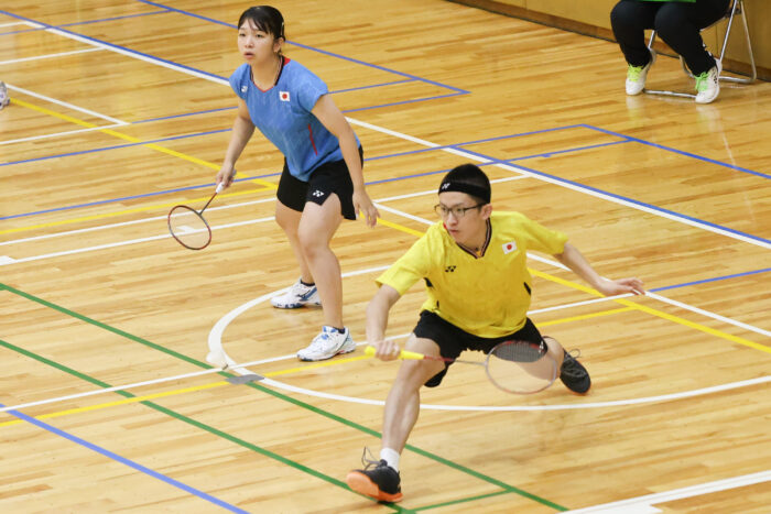 森本悠生・片山結愛の混合ダブルス