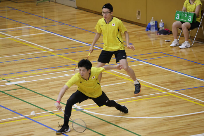 森本悠生・永石泰寛の男子ダブルス