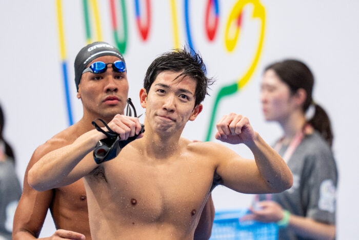 【水泳・予選速報】茨がぶっちぎりの1位予選通過。大会3個目の金メダルへ！