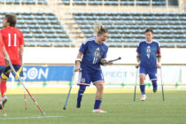 試合終了間際ゴールを決めた後藤大輝