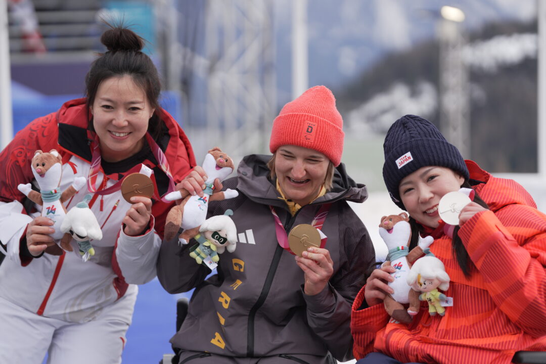 【アルペンスキー】「冬にお返しできて嬉しい」陸上仲間が讃える、村岡桃佳の2つ目の銀メダル