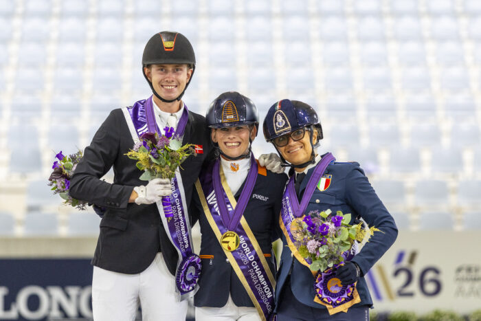 Aachen馬術世界選手権：パラ馬術、各グレードの個人メダル確定