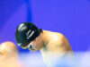 男子50m自由形S5のスタート前の田中映伍。決勝ではいつも前半で中国の選手に放されてしまうが後半でペースを落とさず銅メダル を獲得する。 写真・秋冨哲生