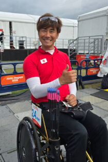 【アーチェリー】選手と気持ちを重ねて楽しんで――上山友裕、予選の手応えを語る