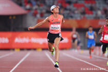 【陸上】「日本で金メダルが取れてうれしい!」嶋津雄大(男子5000mT13・視覚障害)